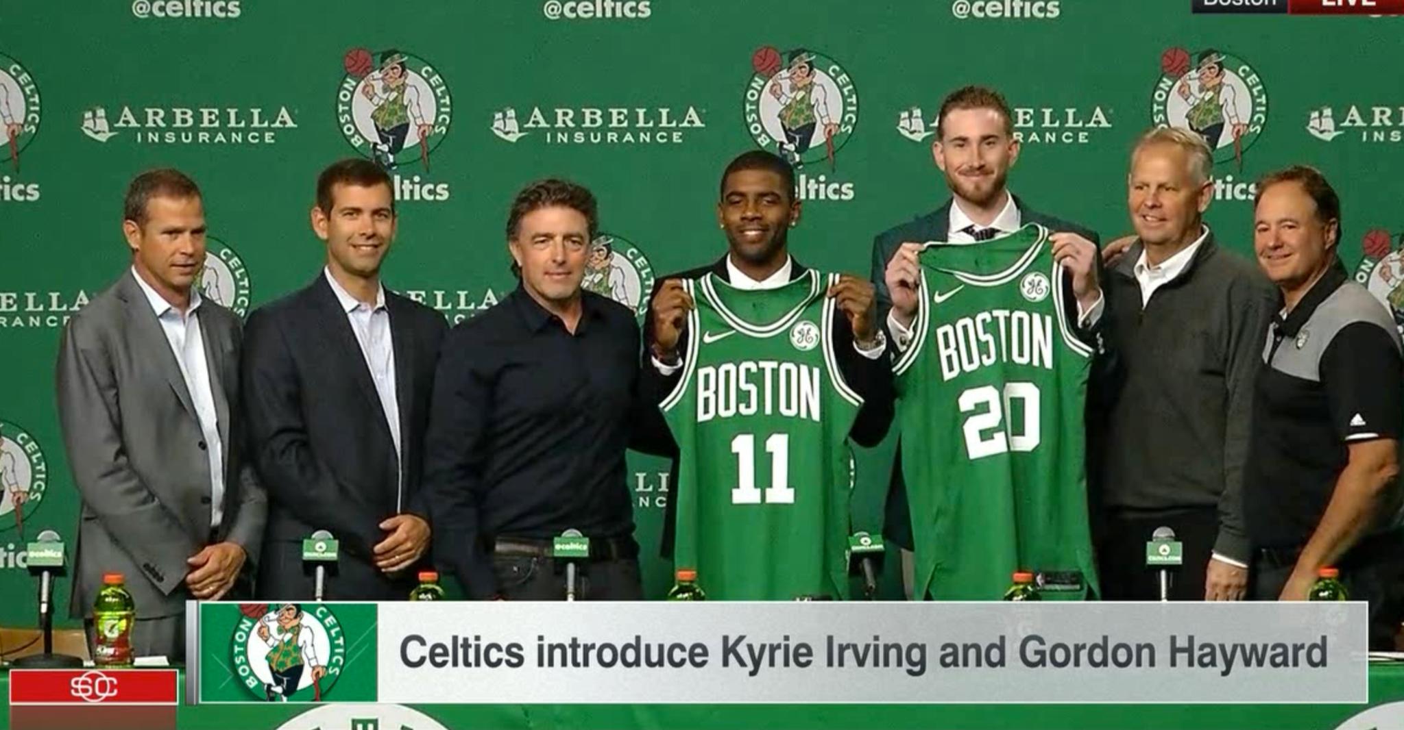 Gordon Hayward and Kyrie Irving are baaaaaack! - CelticsBlog