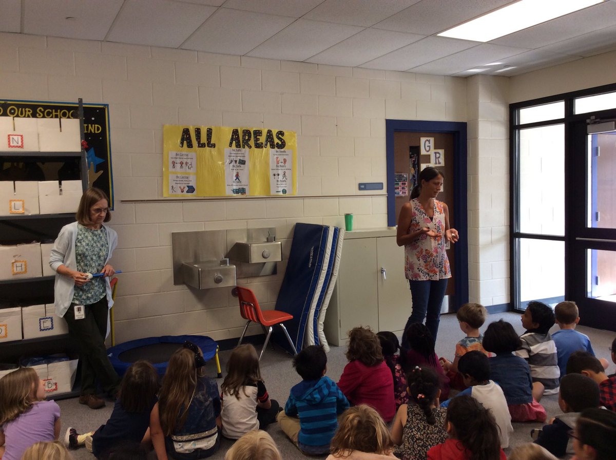 K ss are learning how to be safe, caring, and ready in all areas of our school! #D60learns