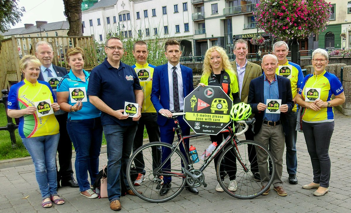 Marie_Casserly's tweet photo. Always great to work with sponsors #SligoCreditUnion @creditunionie @sligococo &amp; @CorePrint_ie to promote @SafeCyclingEire #CyclingSafety https://t.co/yLvm0awNPn