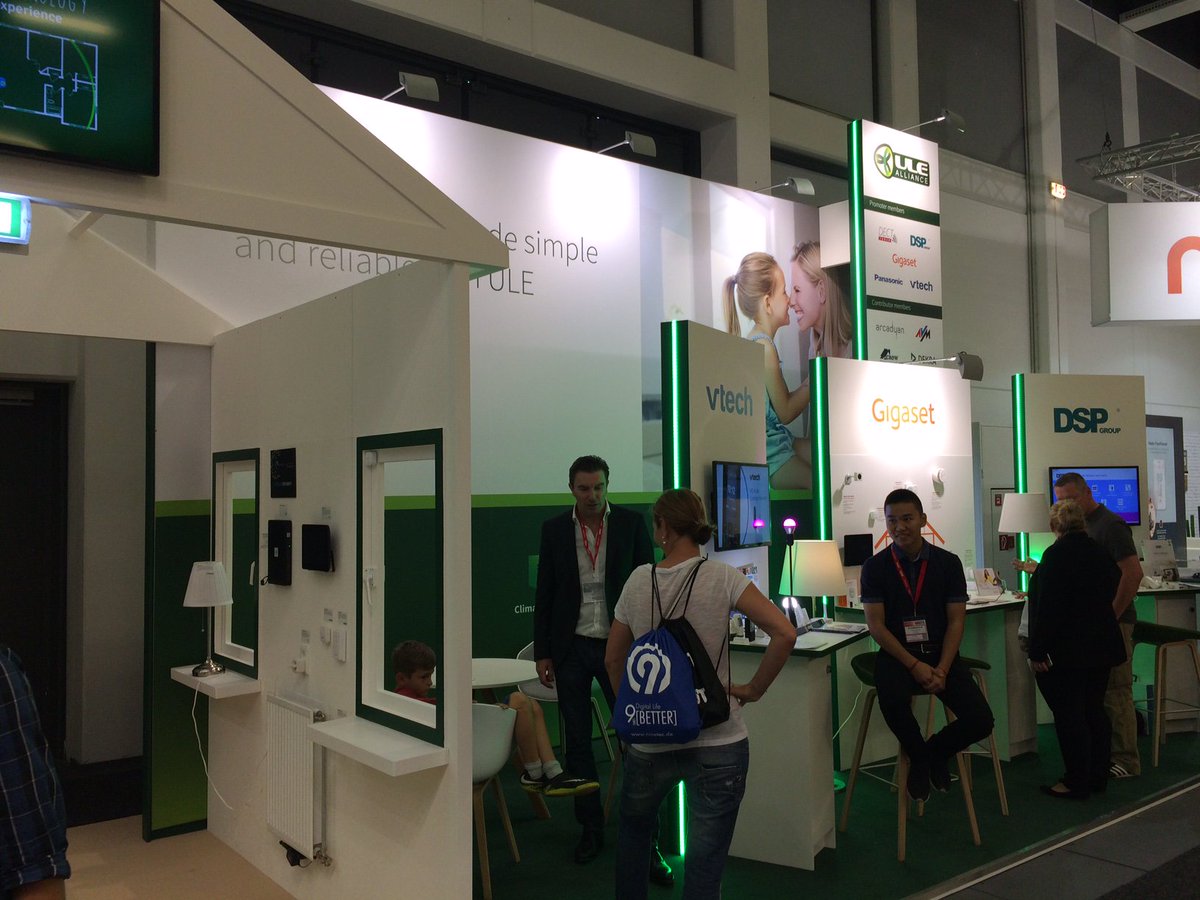 #ULE_Alliance @IFA2017 - visit the ULE Smart House, booth 140 in hall 6.2. IoT products based on the superior ULE technology.