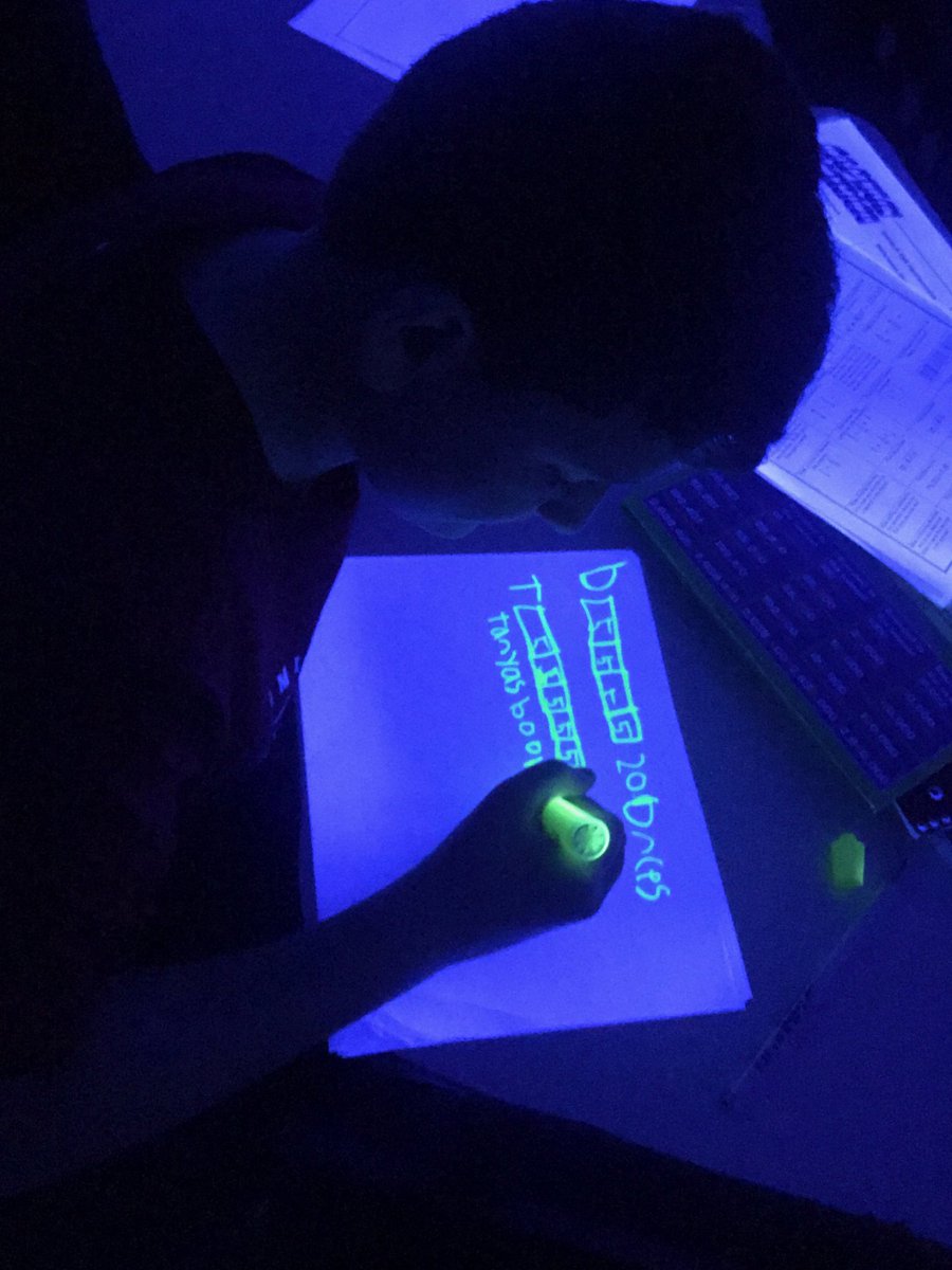ryanmitchell345's tweet photo. Check out Glow in the Dark math with @leighnorris14! Great things happening at HCES! #HCESBelieves @RexLMitchell @nefec https://t.co/n6bqZosvg9