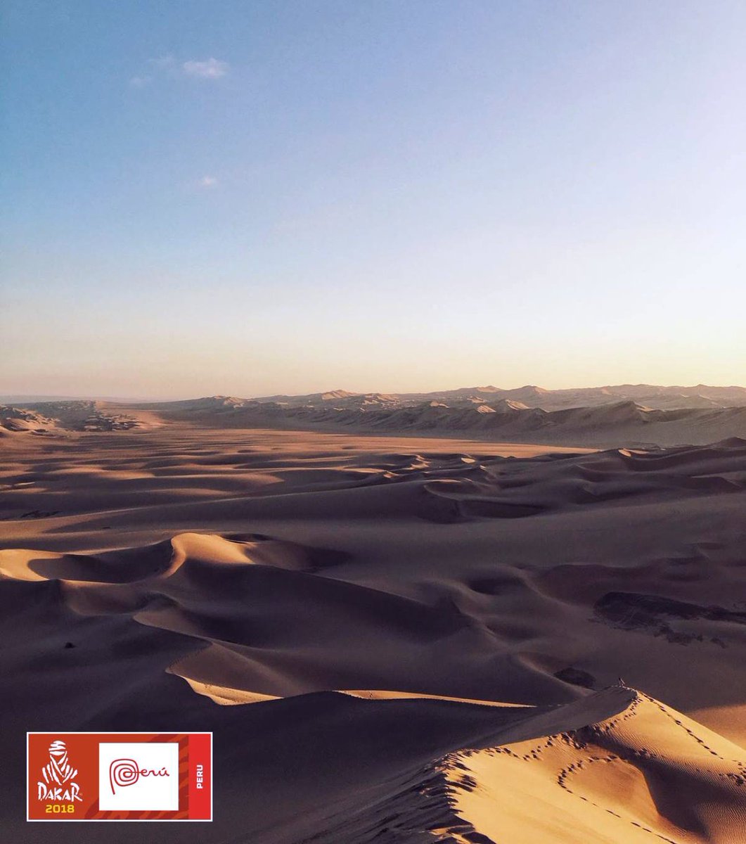 dakar's tweet photo. [ RECO 🇵🇪 #Dakar2018 ]
Sand as far as your eyes can see 😍
/ Arena... hasta donde tu ojos la sigan 🏜
#DakarPeru @marcaPERU
📸 @CharlesAudier https://t.co/OMukrP5GBX