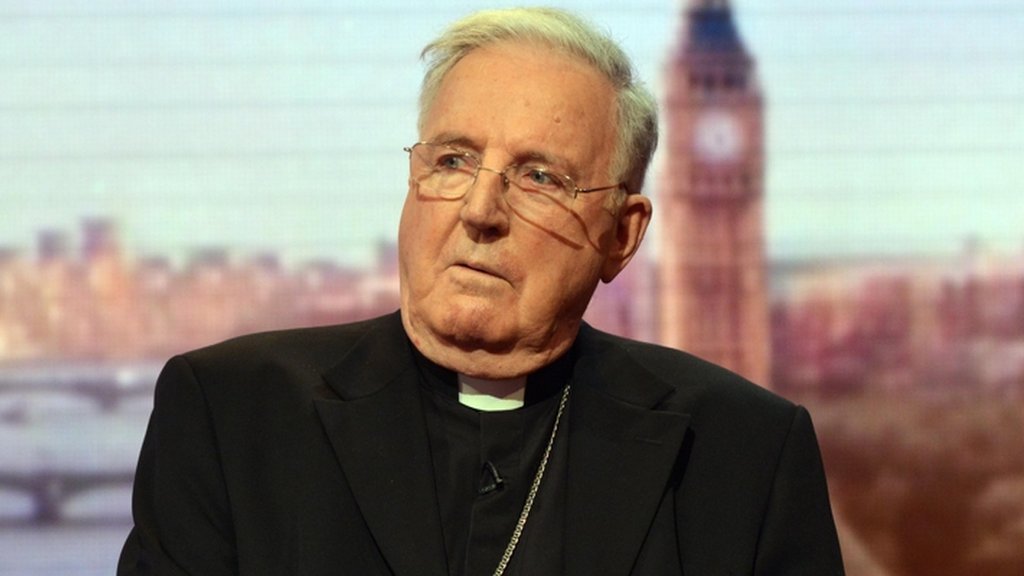 BBCBreaking's tweet photo. Cardinal Cormac Murphy-O'Connor, former leader of the Roman Catholic Church in England and Wales, dies aged 85 https://t.co/cUABCHE4mG https://t.co/iWUeHel8Ec