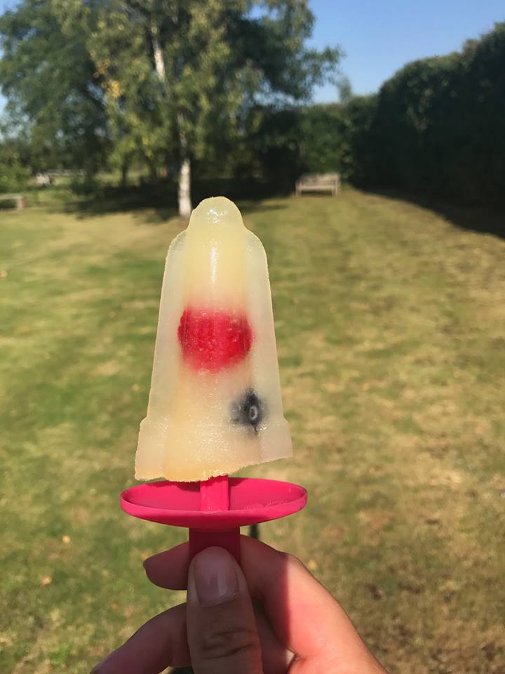 Make ice lollies using Bardsley Farms English Apple or Pear Juice! Add berries for the kids or a drop of gin for your own excitement!