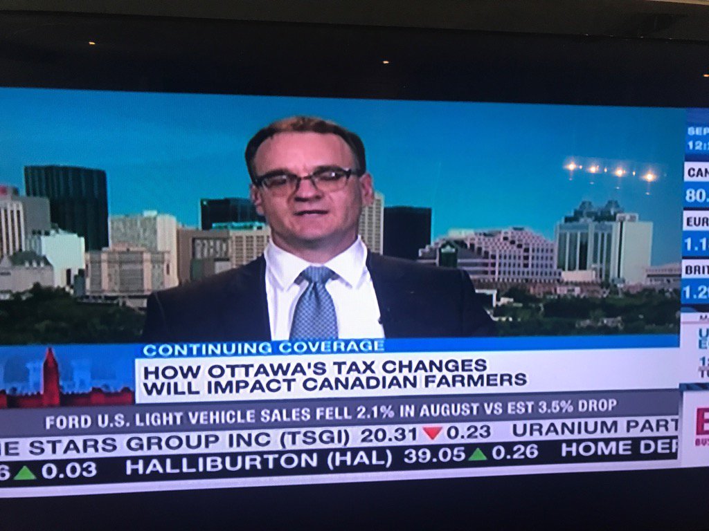 "Farmers should be very concerned.  This is very unfair to farmers."