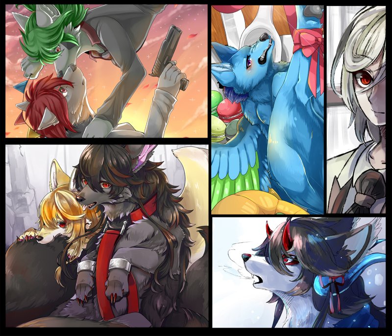 #夏の創作クラスタフォロー祭り 
#創作クラスタと繋がりたい
#ケモナーさんと繋がりたい
#絵描きさんと繋がりたい
ケモノ、獣人、ドラゴン、人間、雑多です!
企画や創作が大好きです。キャラ設定を深く掘り下げるのも大好き。
誤いいねを防ぐ為にRT中心に巡回させていただきます～! 