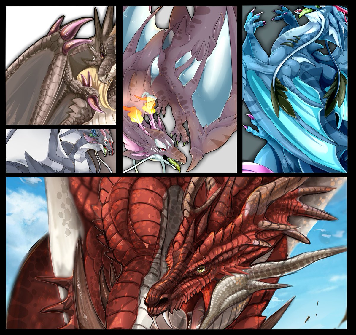 #夏の創作クラスタフォロー祭り 
#創作クラスタと繋がりたい
#ケモナーさんと繋がりたい
#絵描きさんと繋がりたい
ケモノ、獣人、ドラゴン、人間、雑多です!
企画や創作が大好きです。キャラ設定を深く掘り下げるのも大好き。
誤いいねを防ぐ為にRT中心に巡回させていただきます～! 