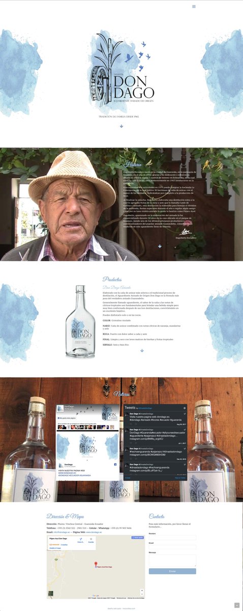sitio_web_quito's tweet photo. Página web del mejor aguardiente guarandeño para el Ecuador #mooncities #dondago #hostingweb #Webdesign #Web #correo https://t.co/rMjEVt6dZR https://t.co/w361T2r6tJ