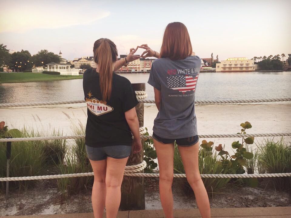 KSUPhiMu's tweet photo. I joined to find friendship, but what I got was an unbreakable bond with amazing women from all over the world! #WhyGoGreek 💕💠 https://t.co/FEx2U1gA5T