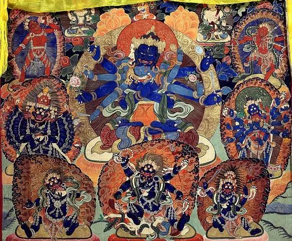 sunnyliu3012's tweet photo. #ETCHLIGHTING Using exquisite painting and Natural mineral plant material,#Thangga is an important #IntangibleCulturalHeritage of #China. https://t.co/GlBnRAFXy3