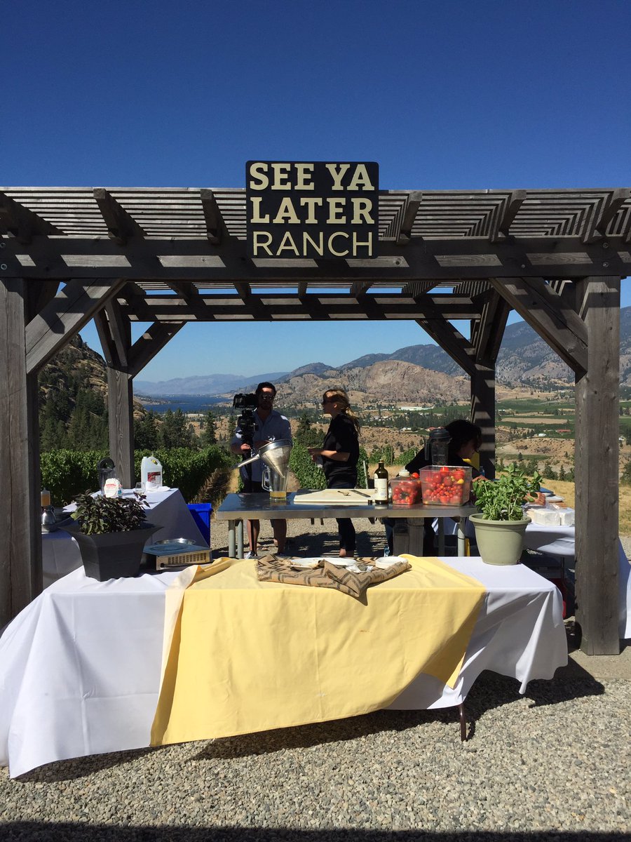 HrtWineCountry's tweet photo. Perfect venue for a demo kitchen @SYLRanchWinery #sylsummer #sipokfalls https://t.co/srRTD65r1j