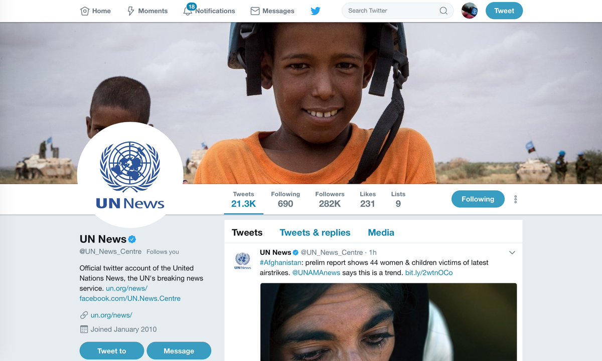 UN Radio tweet media