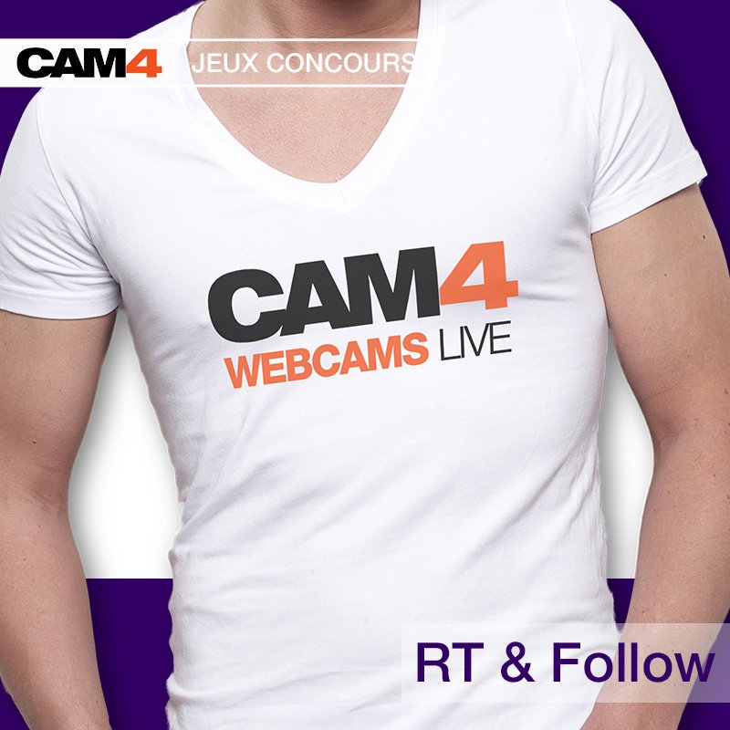 Cam4_GayFR's tweet photo. 🎁 #JEUXCONCOURS
📍 @Cam4_FR  &amp; @Cam4_GayFR vous font gagner des T-shirts #cam4
📍 RT &amp; Follow les comptes pour plus de chances https://t.co/LPopT6VV2A