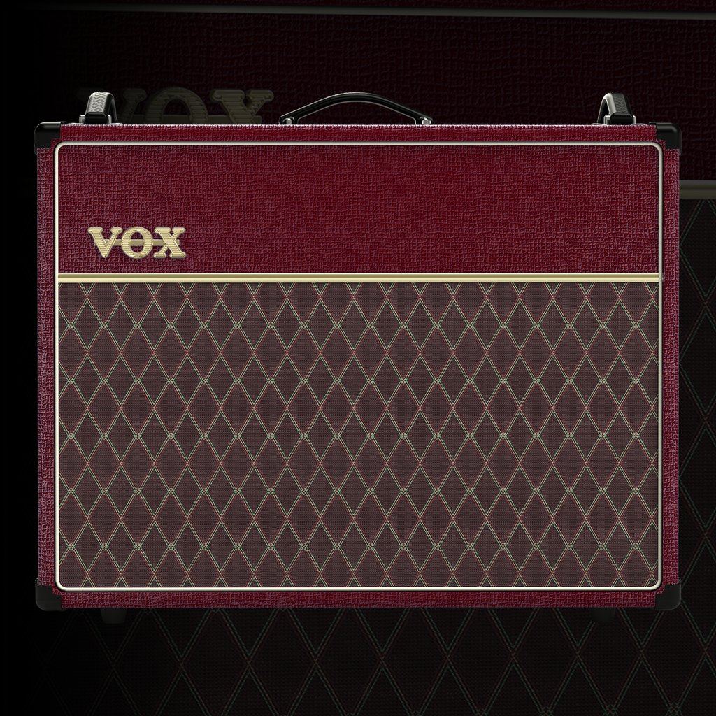 VoxAmpsUK's tweet photo. We're also introducing new #LimitedEdition versions of the #AC30C2, #AC15C1 & #AC10C1 in #gorgeous maroon bronco! #VOX #AC30 #AC15 #AC10 https://t.co/YGkybwdRT2