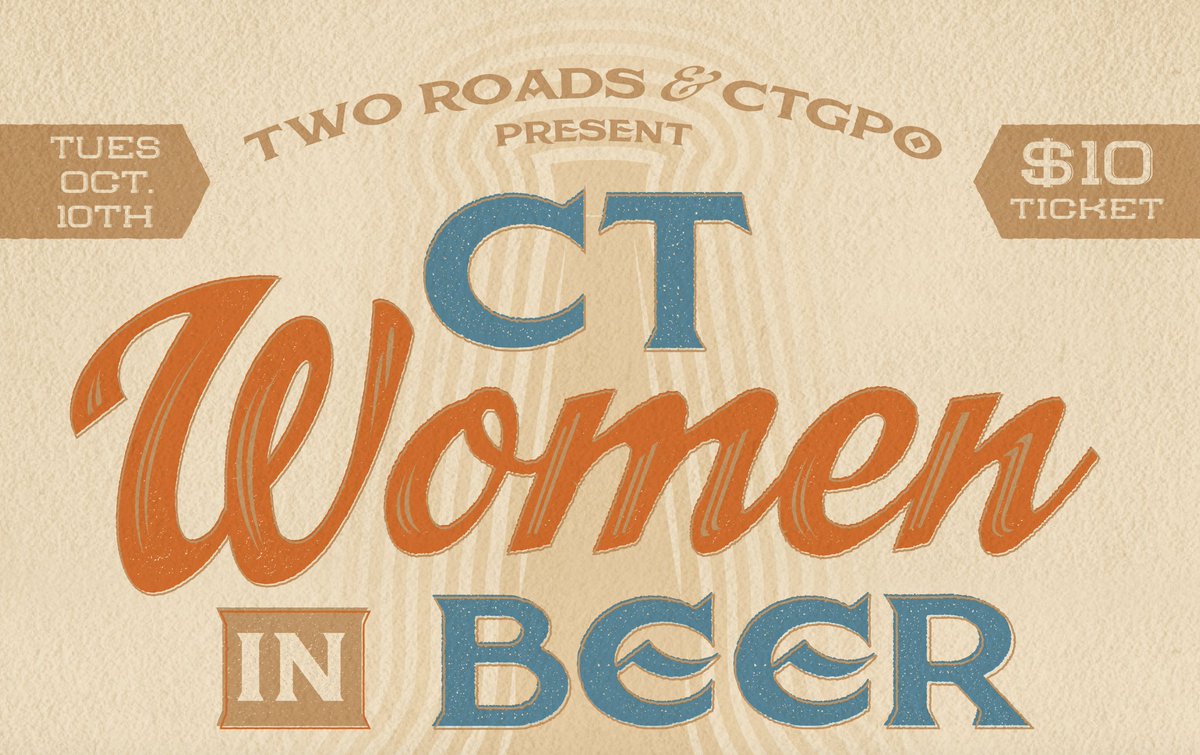 2RoadsBrewing's tweet photo. We're hosting a women in beer talk on Oct 10 with @ConnecticutGPO - check it out!  Moderated by @RhymesWithPen
https://t.co/9DzAe5LUqO https://t.co/IxM9BK7rw8