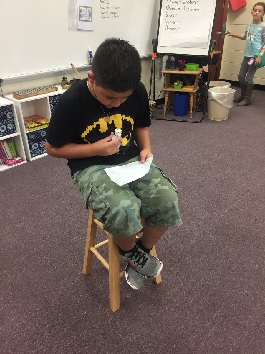 Daily author's chair time. My favorite time of the day. #wearecarver