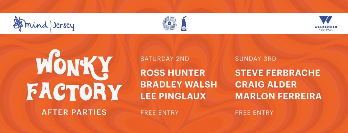 rojobar's tweet photo. Line up is here for The Wonky Factory X @weekenderjersey Afterparty at @rojobar Sat &amp; Sun FREE ENTRY! #weekenderjersey https://t.co/YHG4dUk8h8