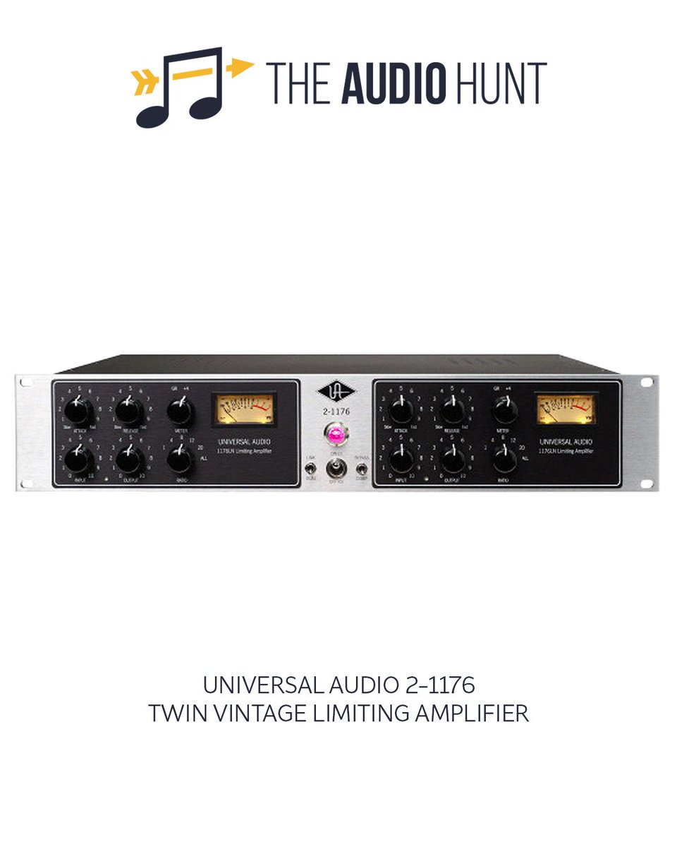 Class A circuitry and FET-type gain reduction from the original 1176LN compressor all stereo matched. Book it => ow.ly/YuEH30eQos5