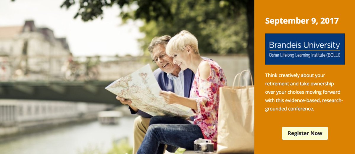 H_SeniorLife's tweet photo. Join us 9/9 @BrandeisU for @RetireCreative's "Adventures in Creative Retirement" conference Details &amp; registration: https://t.co/xVuwhm7z3P https://t.co/zvlDK83Whe