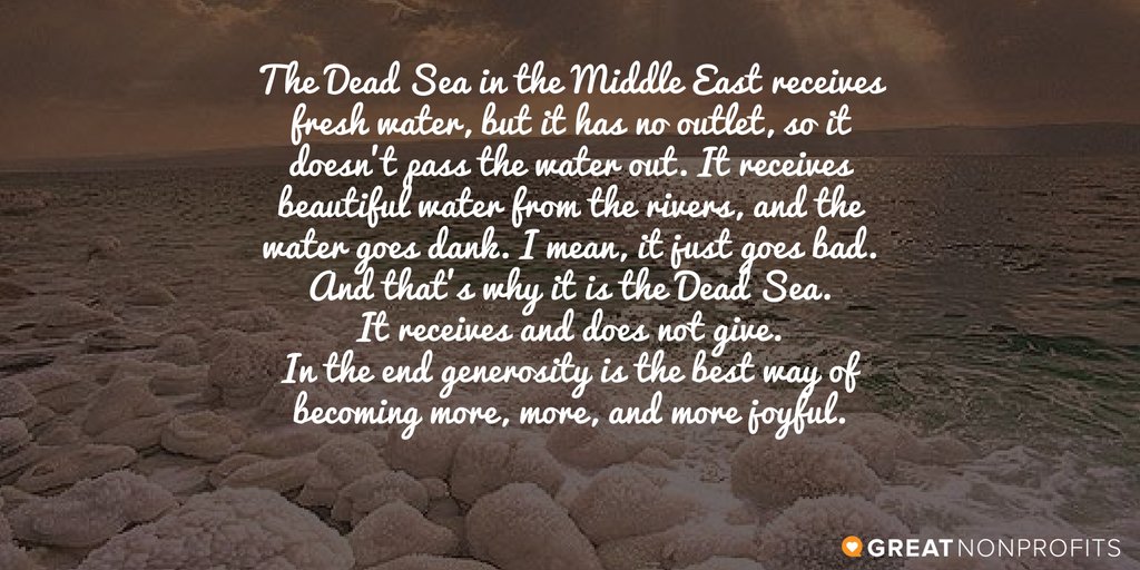 A powerful story to start your morning ⚡ 📖 #GNPQuote #nonprofits