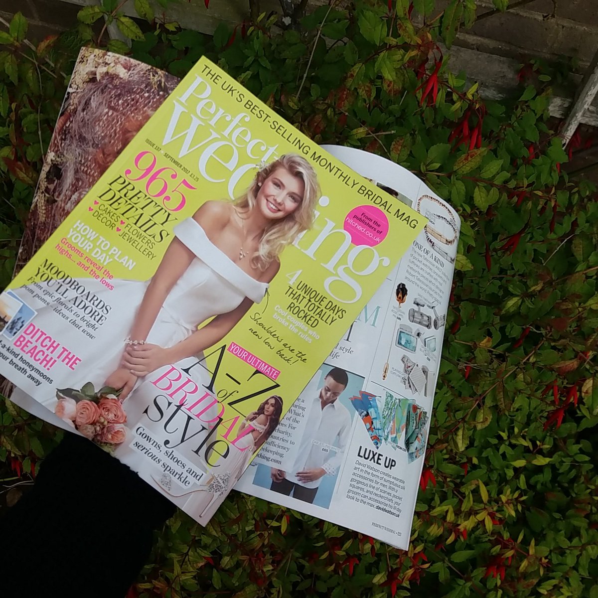 dwbritain's tweet image. Featured in Perfect Wedding this month. Why not &quot;Luxe up&quot; with a pocket square!
#wedding #groom #bride #present #art #davidwatson