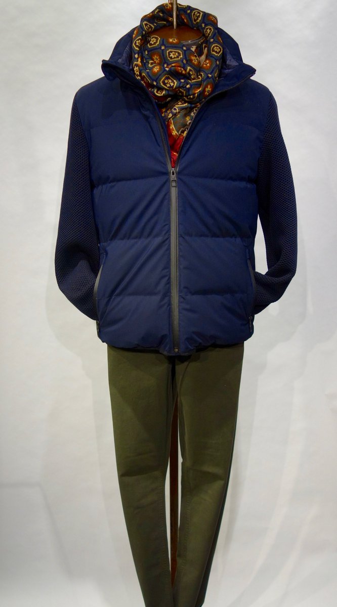 QuorumFashion's tweet photo. Back to school (or back to work) shopping! 
Alberto jeans, Montecore jacket and Drakes of London scarf. https://t.co/vaYnGVHkyO