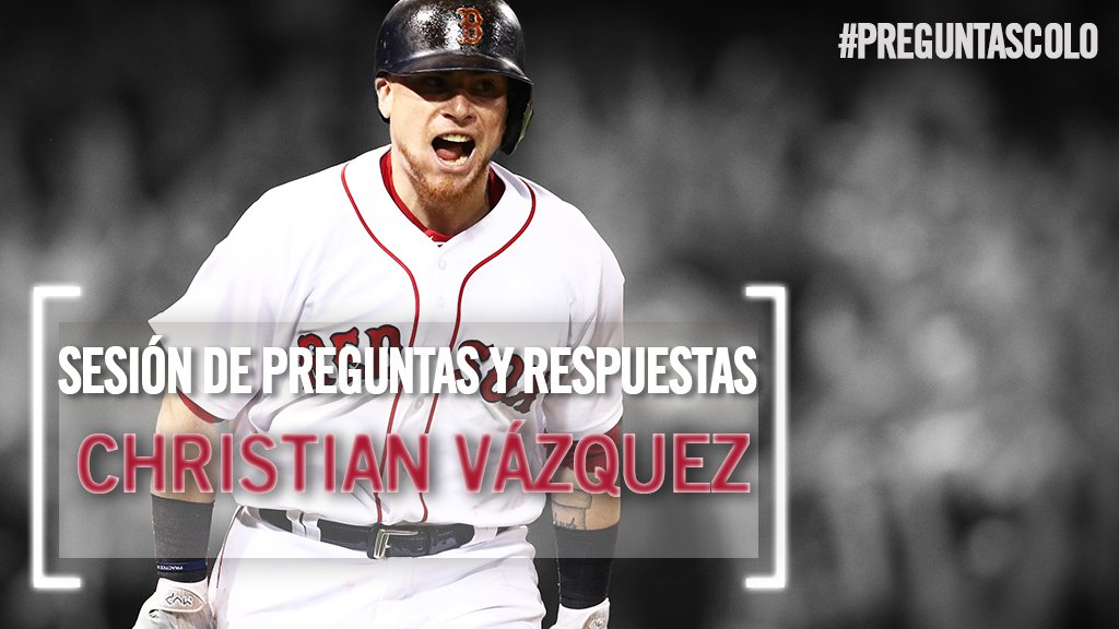 MLBPuertoRico's tweet photo. Es tu momento de hacerle preguntas a Christian Vázquez. Haz tus preguntas usando #PreguntasColo y él te responderá hoy desde Nueva York. 🇵🇷 https://t.co/sCk8sUocp5