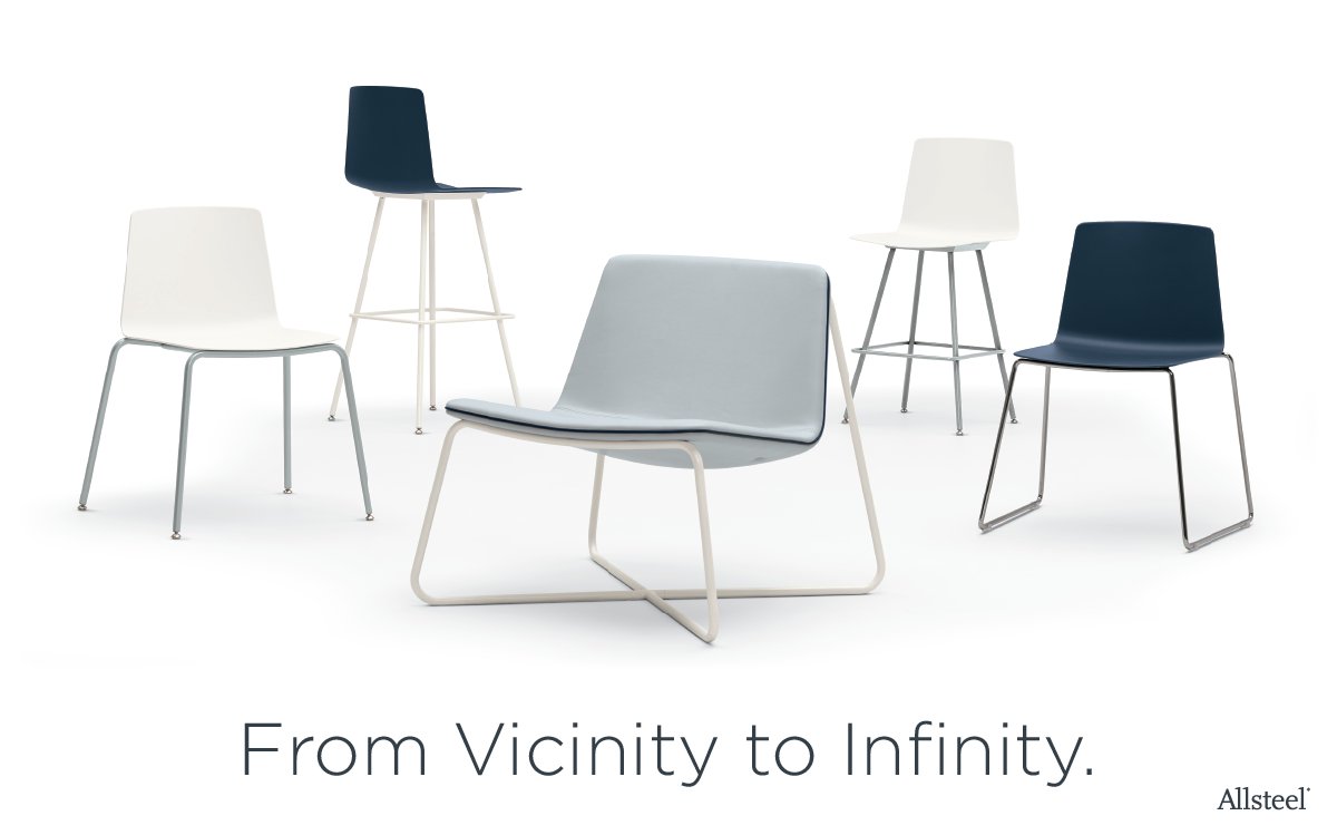 Allsteel's tweet photo. Vicinity was designed to accommodate a variety of settings and looks that wouldn't be too heavy โ for the user or the space. #InTheVicinity https://t.co/k3cvtO9EH2