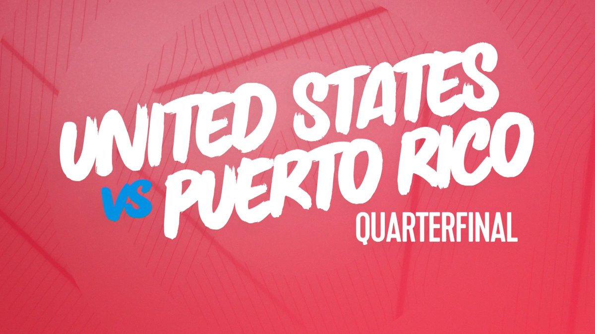 NBCOlympics's tweet photo. The knockout stage of #DreamTeamWeek begins! @TeamUSA challenges Puerto Rico in the quarterfinal now on Olympic Channel: Home of Team USA. https://t.co/VDTitTpyX0