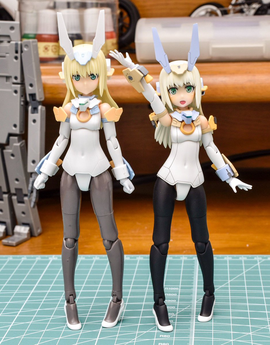 Ku Ma בטוויטר 通常キット版バーゼとアニメ版バーゼだよー どちらもカワイイ フレームアームズ ガール Faガール