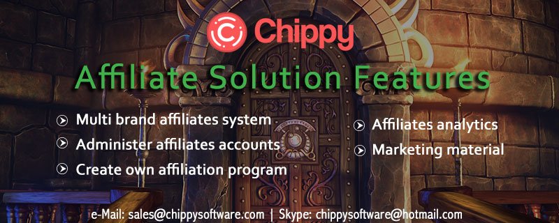 chippysoftware's tweet photo. #AffiliateManagement #AffiliateSoftware #Bitcoincasino #igamingsoftware #whitelabel #turnkeysolution
https://t.co/Qe5oIuEsji https://t.co/6qYbRtJGBM