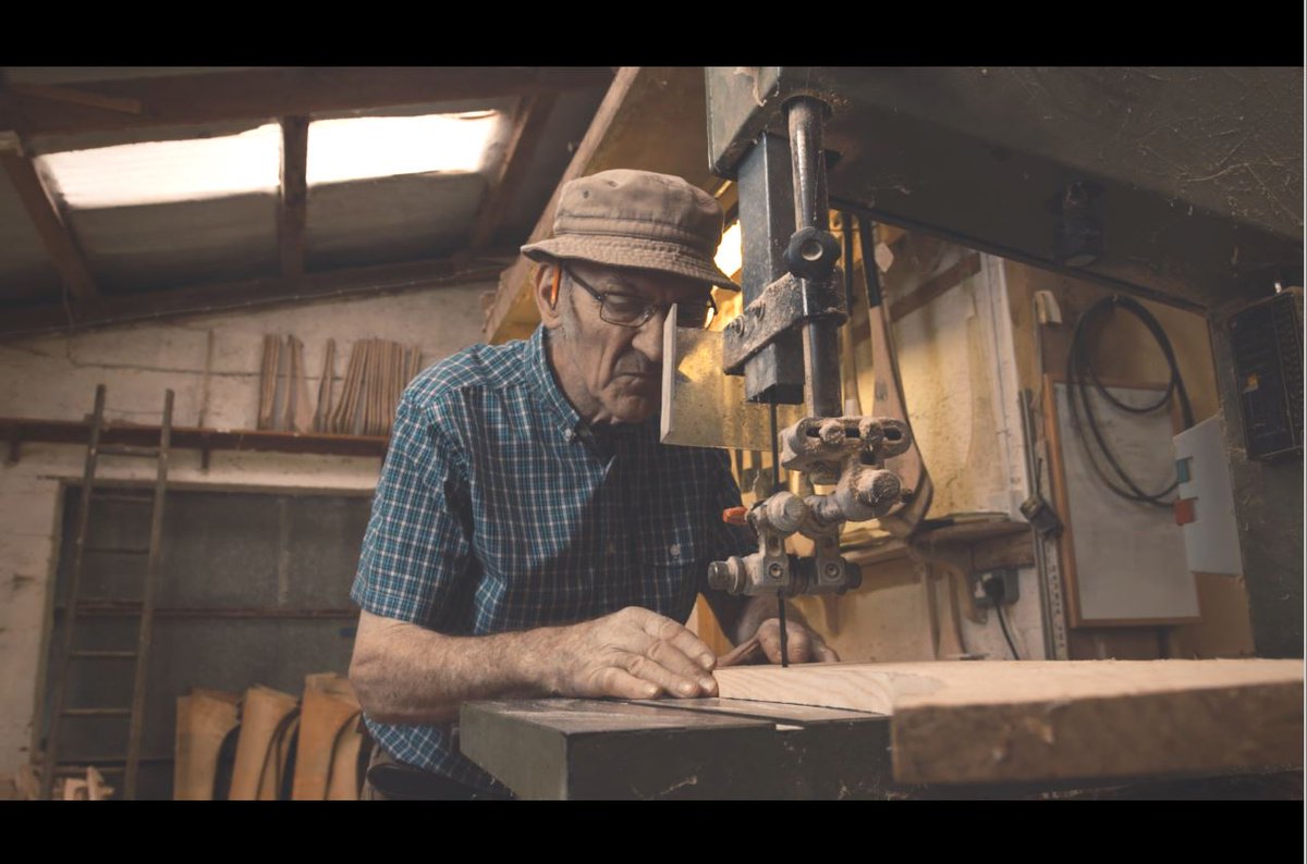 SkodaIRL's tweet photo. Hurley maker Frank Murphy may be from Waterford, but everyone is hoping for an epic final tomorrow. #MadeForIreland https://t.co/ZjfhOHOXSB https://t.co/LwfEvi2iFd