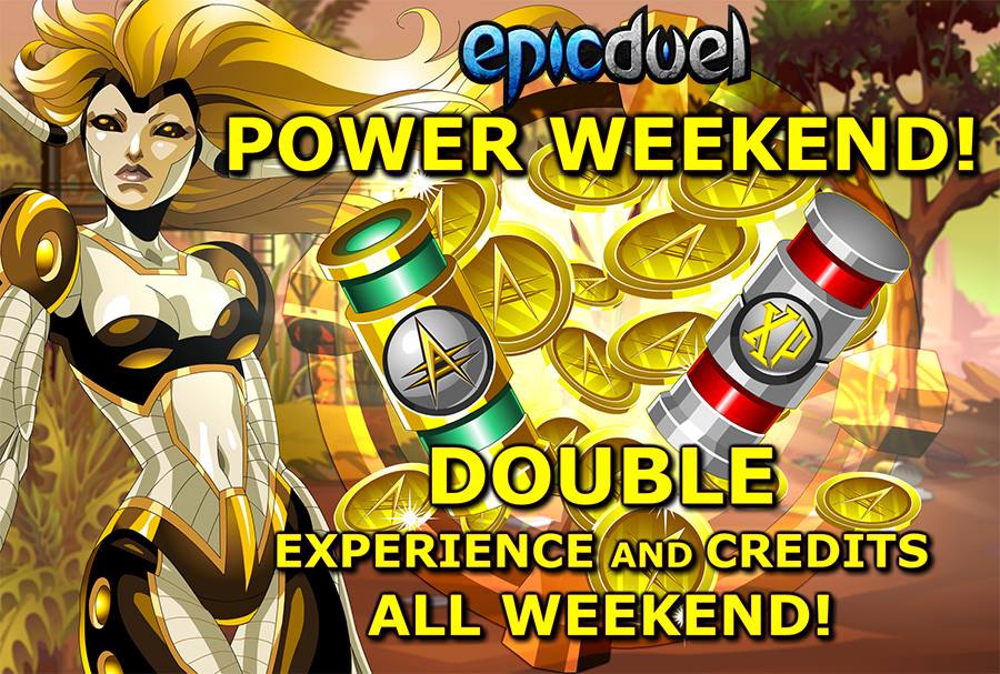 It's DragonCon/PAX/Labor Day weekend! Celebrate with double XP and credits! epicduel.artix.com/play-now/