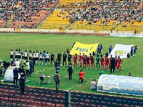 kumatube2's tweet photo. HALF TIME
Ghana 🇬🇭 0-1 🇨🇬 Congo (18* B. Thievy) 
#GoGhana #BlackStars #Congo 
#Black Stars https://t.co/UZ67iKoQRc
