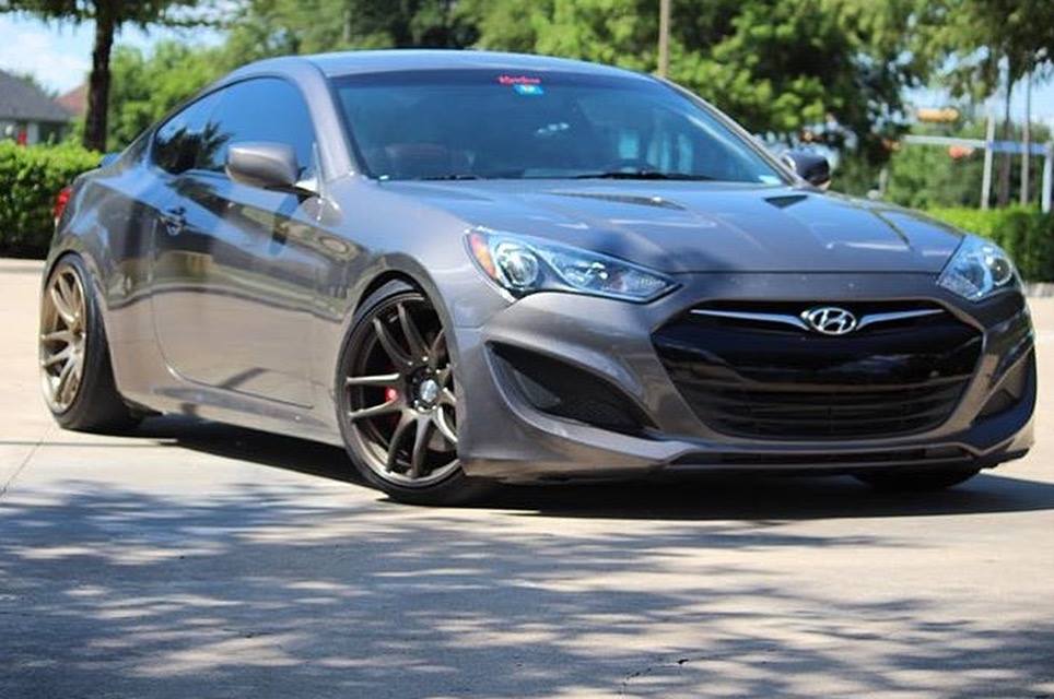 Kingg_Customs's tweet photo. Slight work on my boys Hyundai Genesis Coupe no need to sacrifice speed for style when you can have both. @space_cadett38 https://t.co/4pUfPiGzio