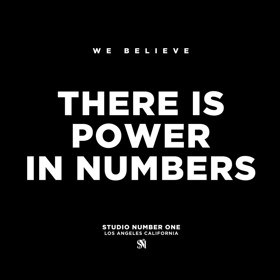 studionumberone's tweet photo. In times of pain, suffering, and loss, we must stand together and fight against adversity. #WeBelieve #ThereIsPowerInNumbers. #SNO https://t.co/4vJeVUhy29