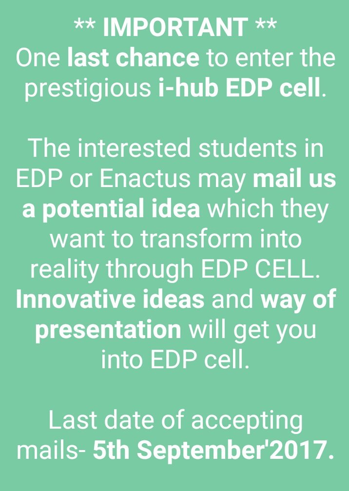 srcasw15edcell's tweet photo. Save the date! Transform your personality and contribute towards the betterment of the society! #EcellSRCASW https://t.co/l70x0ZnCd2