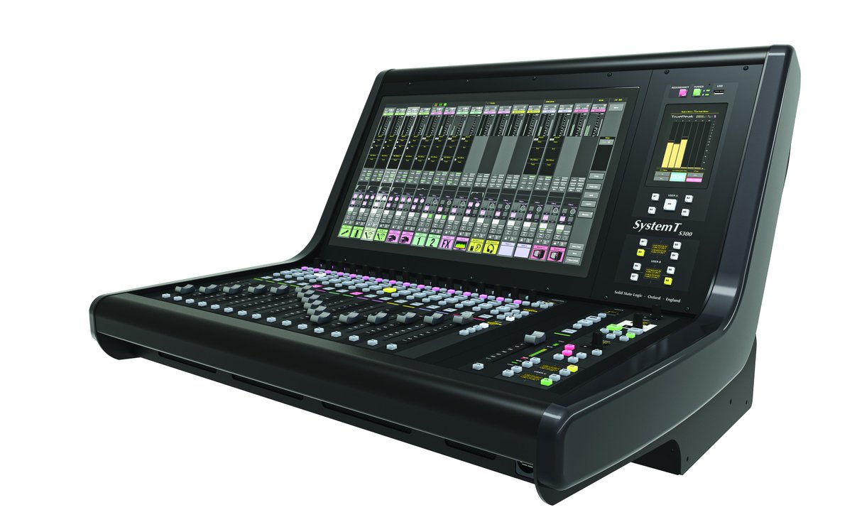 solidstatelogic's tweet photo. NEW SSL 'SYSTEM T - S300' COMPACT AUDIO CONSOLE AT IBC 2017:https://t.co/O6f2VBksUf 
#SSL #S300 #SystemT #AoIP https://t.co/5GcGKzJPKc