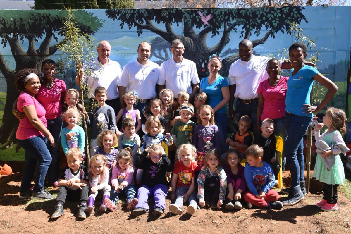 Free State Branch planted 104 trees today for Spring day at several schools