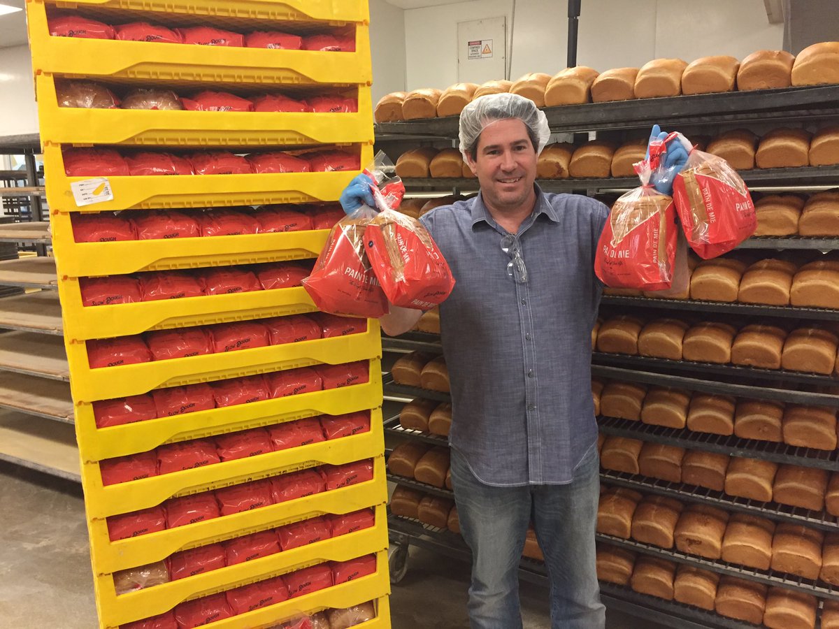 Owner Heath Wendell helping pack more than 2,400 loaves being donated today! <a href="/KHOU/">KHOU 11 News Houston</a> <a href="/KPRC2/">KPRC 2 Houston</a> <a href="/abc13houston/">ABC13 Houston</a> <a href="/TelemundoHou/">Telemundo Houston</a> #HarveyRelief