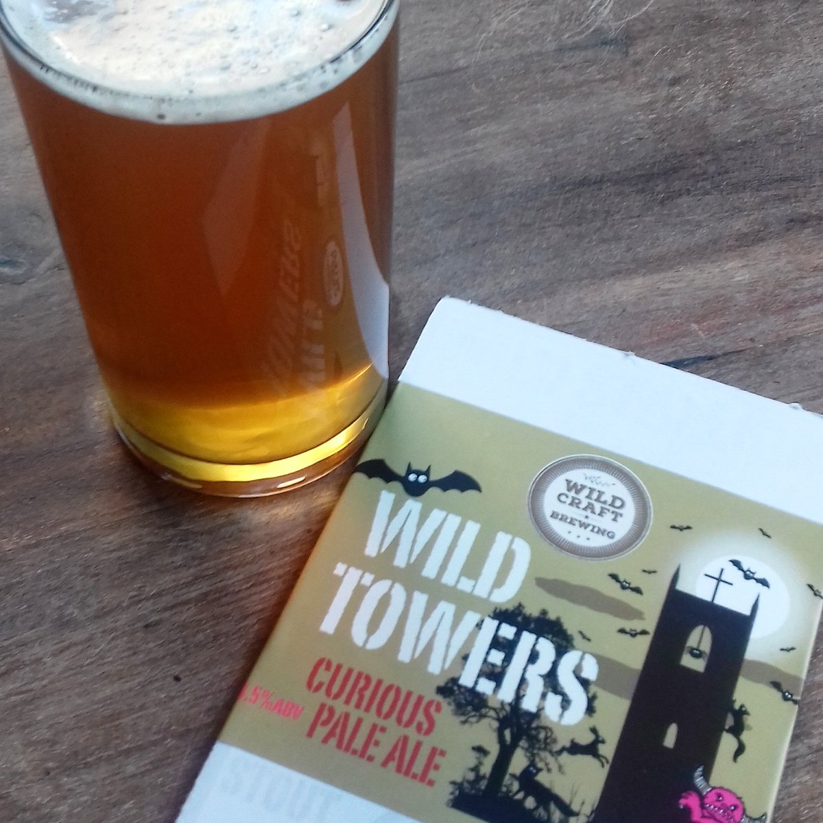 1st pub ever to have this on cask... <a href="/wildcraftbrews/">Wildcraft Mike</a> Wild Towers. Brewed using locally foraged Yarrow. Banana,citrus &amp; pine flavours-superb!
