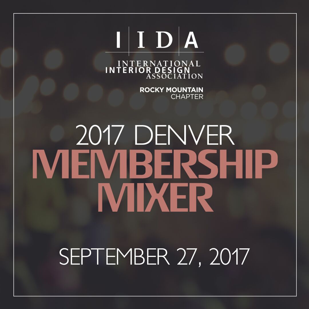 IIDARMC's tweet photo. You won't want to miss the IIDA Membership Mixer! RSVP below! #IIDAEffect #DenverDesign #IIDACommunity
https://t.co/YqzGLOnRoC https://t.co/cQvfI0Vb7m