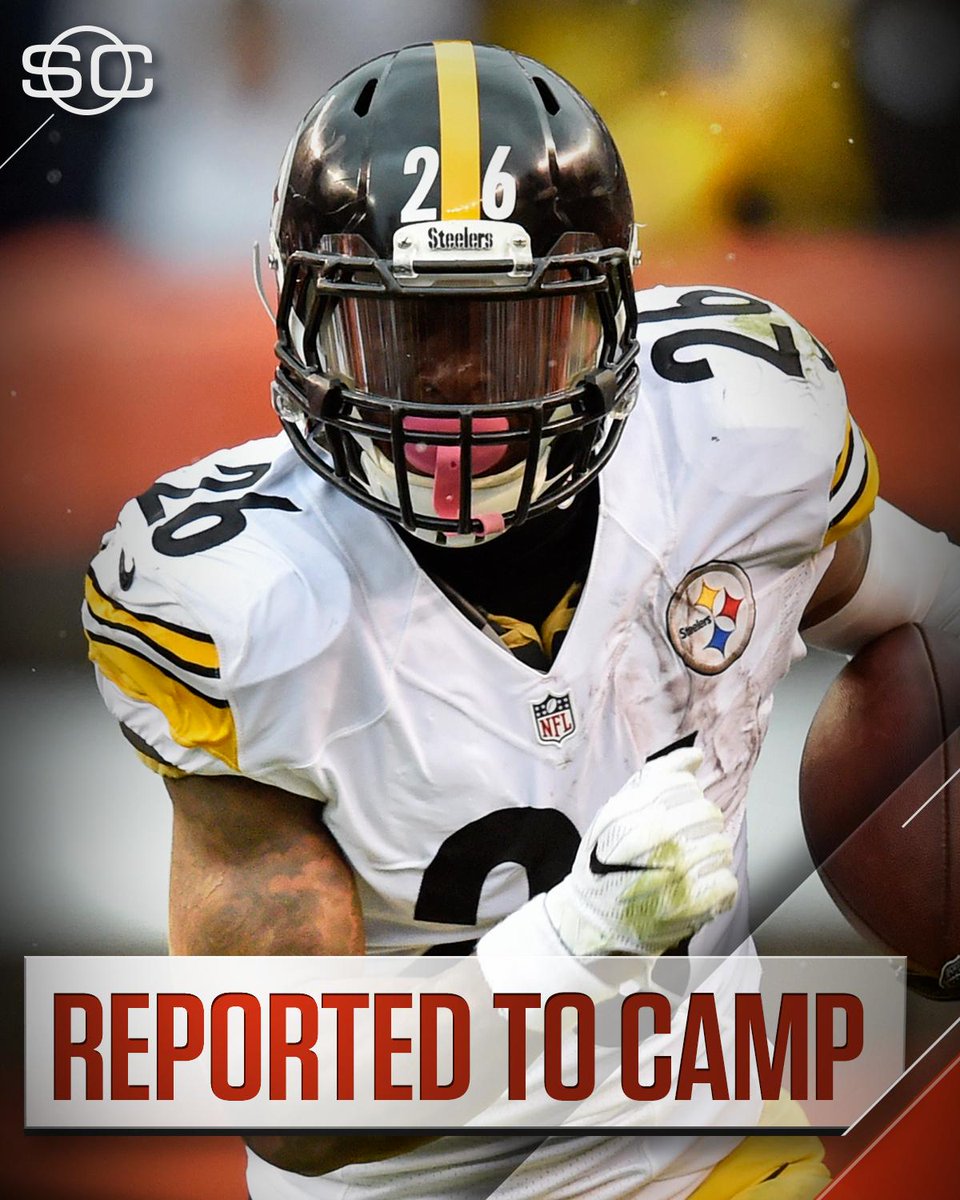 SportsCenter's tweet photo. Le'Veon Bell has reported to the Steelers, as he promised he would on Sept. 1. He's expected to sign his $12.1 million franchise tender. https://t.co/Nxf1ToRSX8
