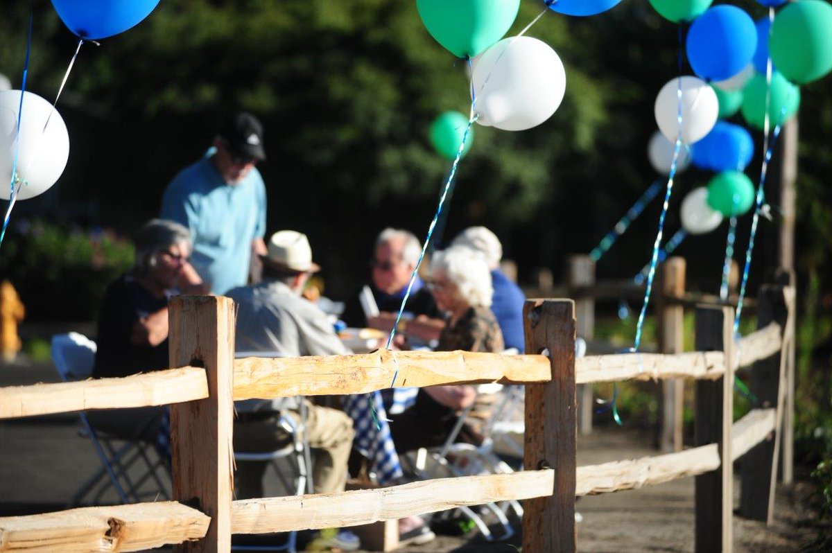 LOTWater's tweet photo. It was a fun-filled gathering to celebrate the new neighborhood pathway and end of plant construction! https://t.co/iwKvoyUhXb https://t.co/Zy9nzghpfp