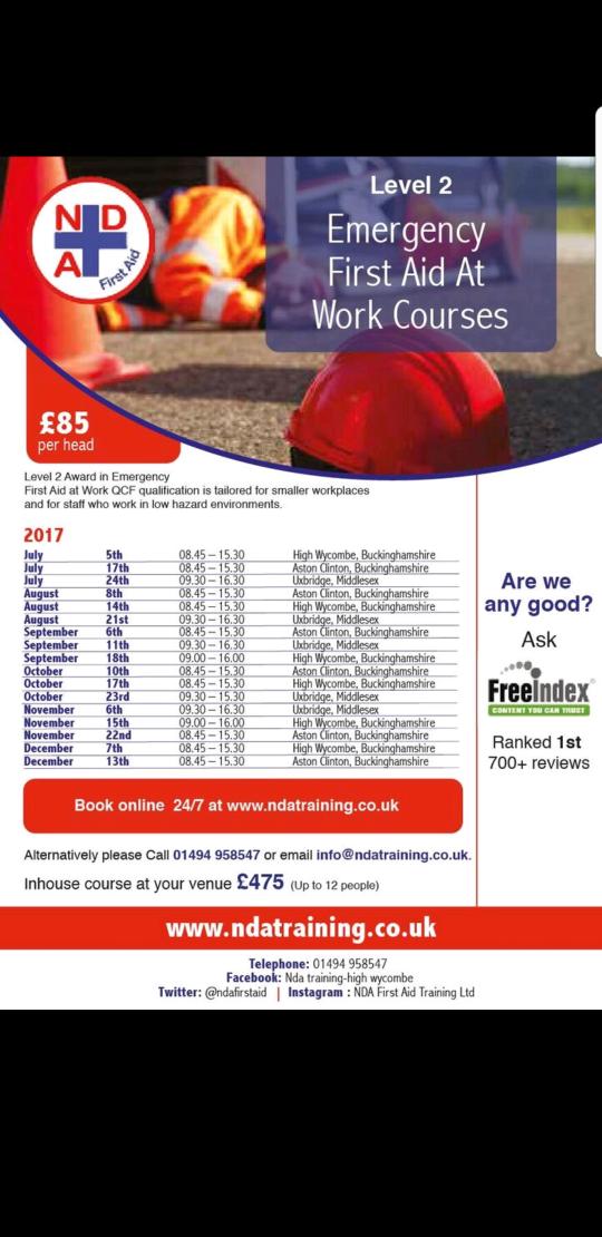NDAFirstAidTraining (@ndafirstaid) on Twitter photo LTA Coaches £70exVAT if booked online @LTASouthEast <a href="/OxfordshireLTA/">Oxfordshire LTA</a> <a href="/Kentlta/">Kent Tennis</a> <a href="/HertsLta/">Herts LTA</a> @LTAEastRegion <a href="/BucksLTA/">Bucks Tennis</a> <a href="/EssexLTA/">Essex Tennis</a> <a href="/BerkshireLTA/">Berkshire Tennis</a> LTA Coaches £70exVAT if booked online @LTASouthEast <a href="/OxfordshireLTA/">Oxfordshire LTA</a> <a href="/Kentlta/">Kent Tennis</a> <a href="/HertsLta/">Herts LTA</a> @LTAEastRegion <a href="/BucksLTA/">Bucks Tennis</a> <a href="/EssexLTA/">Essex Tennis</a> <a href="/BerkshireLTA/">Berkshire Tennis</a>