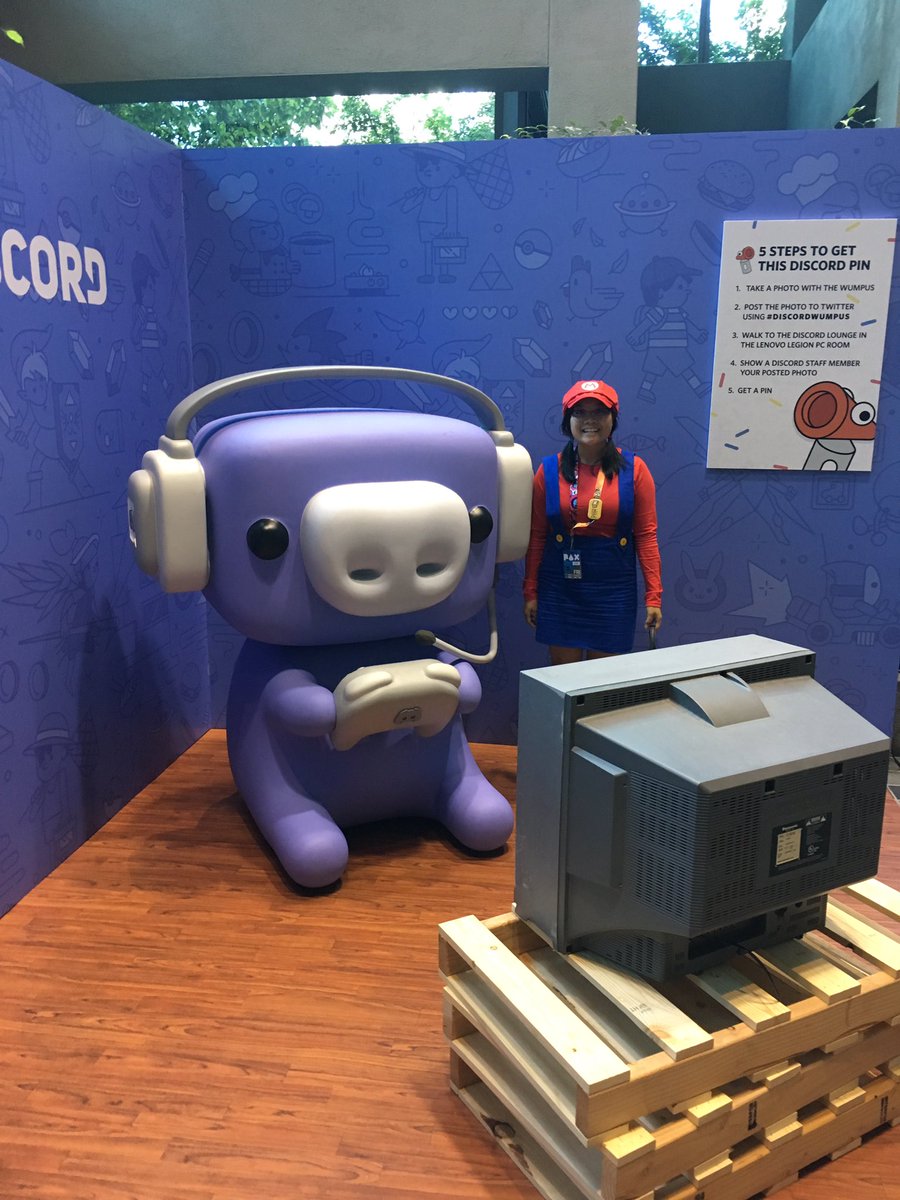 hocho8's tweet photo. PAXWEST #discordwumpus https://t.co/Ap1Oyu3Bhl