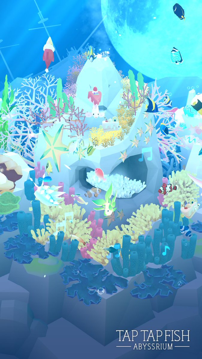 thisisformyfish's tweet photo. My AbyssRium:) 
#taptapfish
Download: https://t.co/nEPxCppKu8 https://t.co/WmLWFaTs2x
