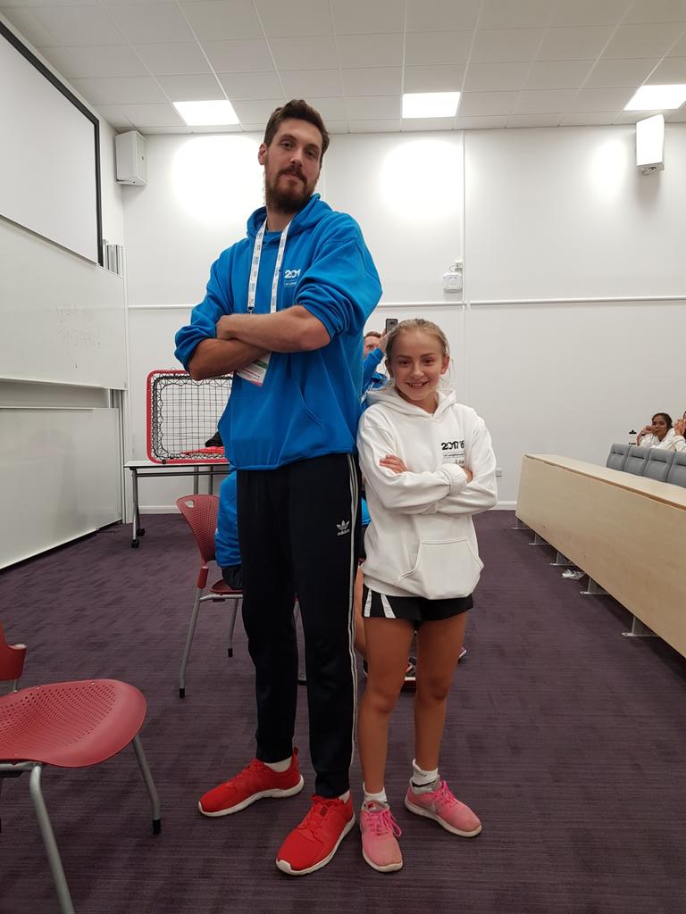 Can you guess who won in a table tennis match between these two? 🏓 <a href="/YouthSportTrust/">Youth Sport Trust</a>  <a href="/_SchoolGames/">School Games National Finals</a>
