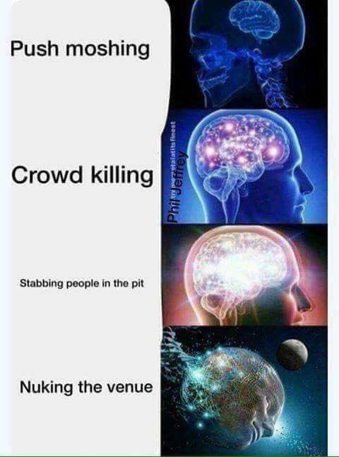 citr3s's tweet photo. Moshing Levels https://t.co/nHTOXSSXlX
