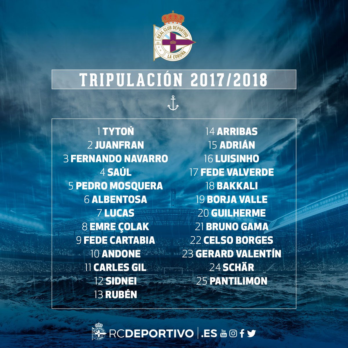 RCDeportivo's tweet photo. Este é o #Dépor1718, estes son #osnosos https://t.co/KYCrHkjCwp